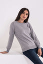 PULL COL RAS DU COU EN COTON FIN POUR FEMME