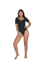BODY DE DANSE EN COTON ET ÉLASTHANNE POUR FEMME