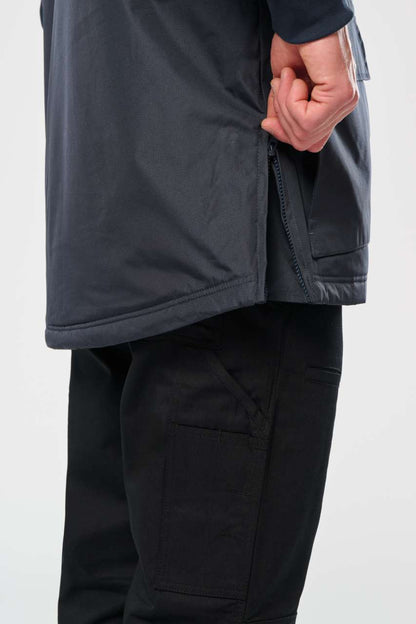 DETACHABLE-SLEEVED WORKWEAR PARKA
