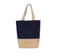 SHOPPING BAG IN COTTON AND BONDED JUTE THREADS