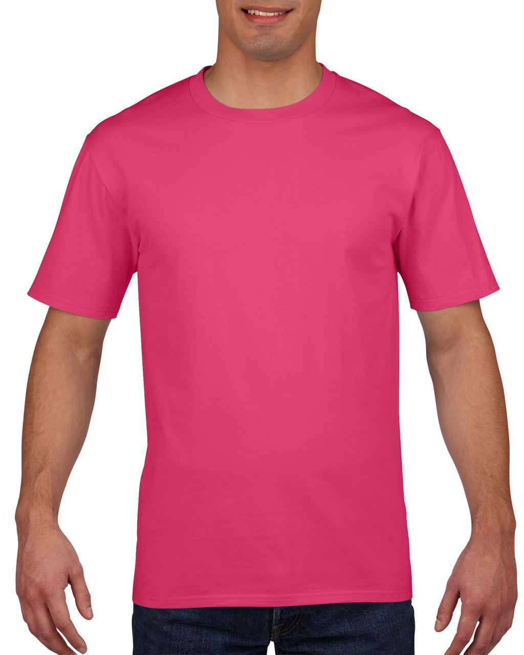 Premium Cotton ® Adult T-Shirt in Heliconia