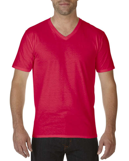 Premium Cotton ® Adult V-Neck T-Shirt in Red