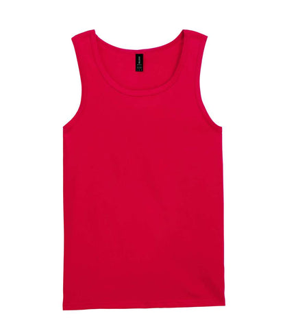 SOFTSTYLE™ ADULT TANK TOP in Red | utt:ffcaec1c3d23