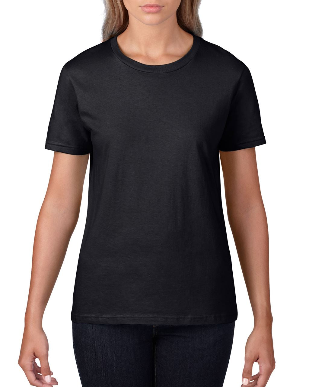 PREMIUM COTTON® LADIES' T-SHIRT in Black | utt:f6de1d5cbd70