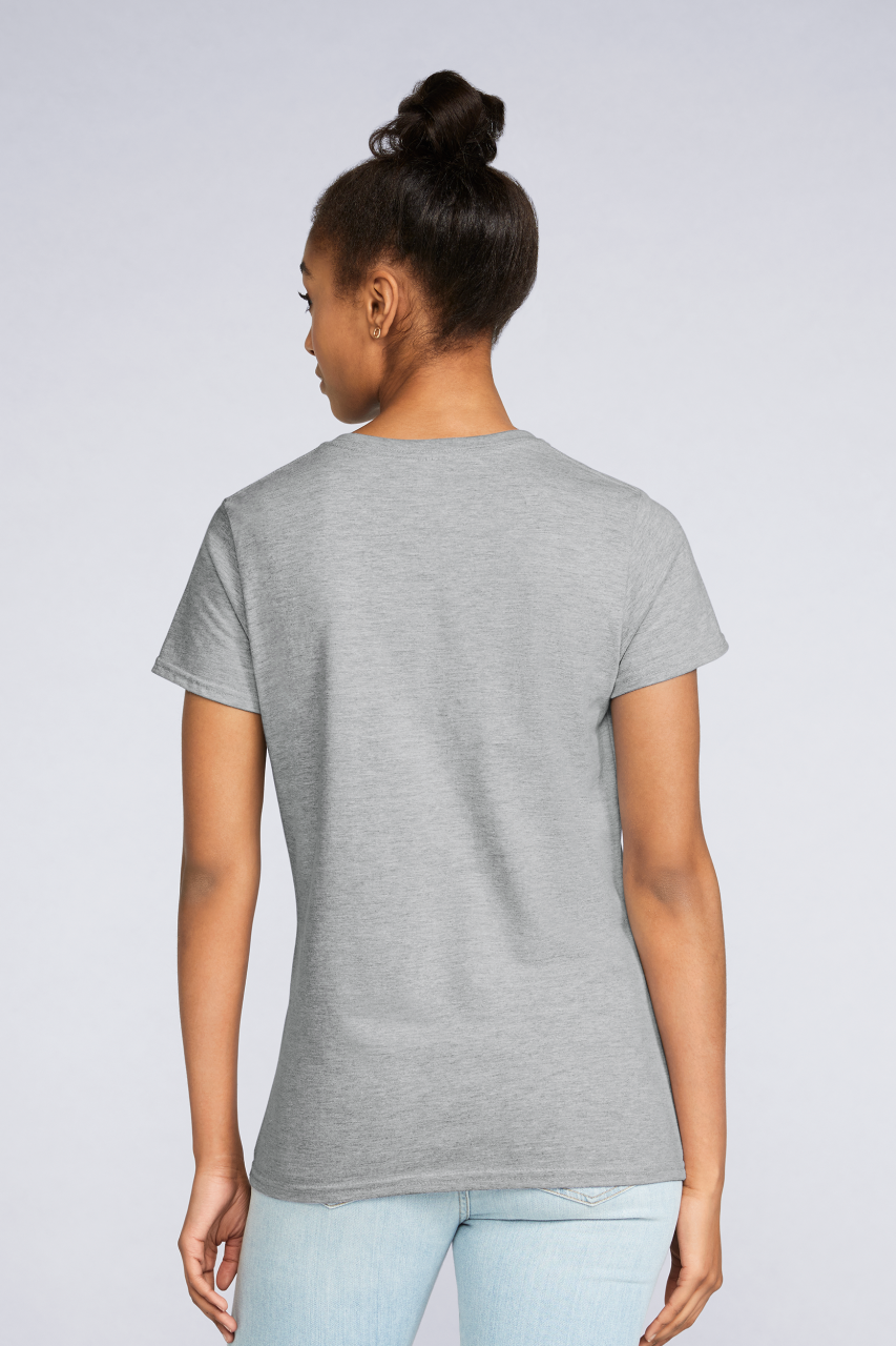 Premium Cotton ® Ladies' V-Neck T-Shirt - Gildan (3 of 3)