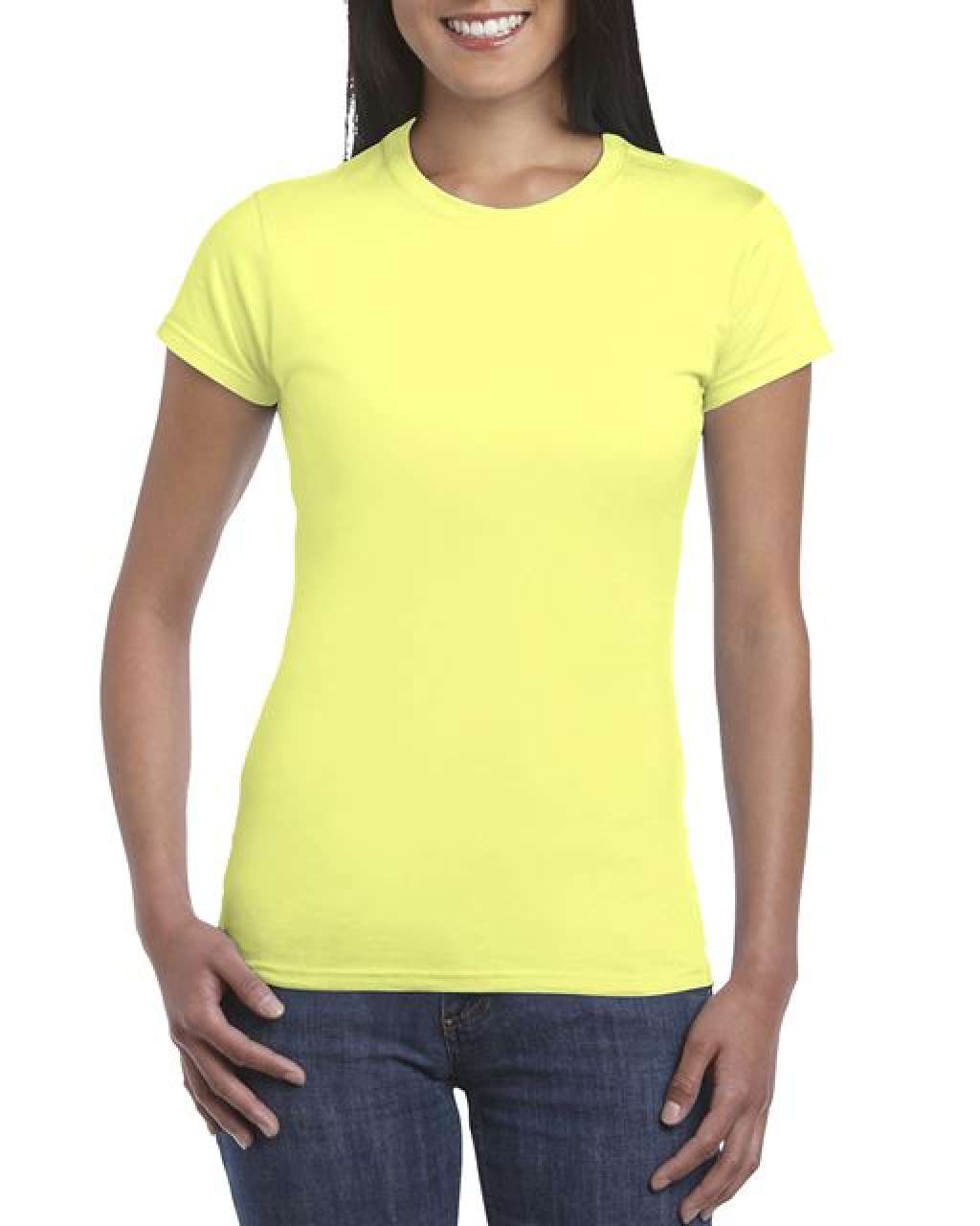 SOFTSTYLE™ LADIES' T-SHIRT in Cornsilk | utt:22f7b01c50fd