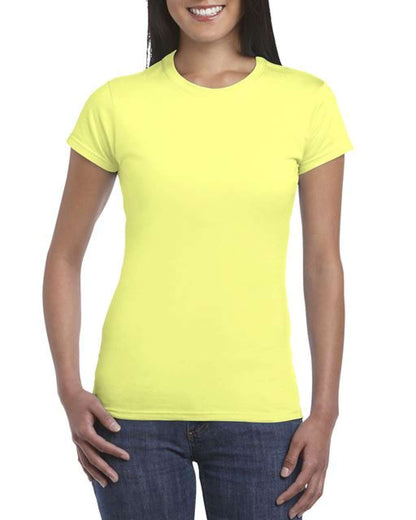 SOFTSTYLE™ LADIES' T-SHIRT in Cornsilk | utt:22f7b01c50fd