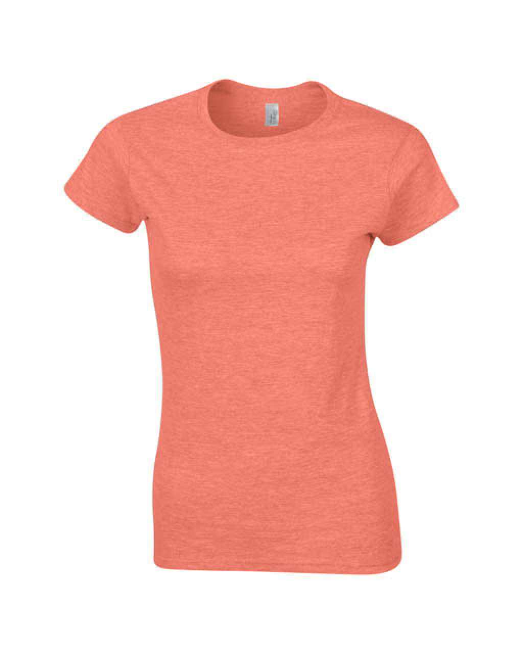 SOFTSTYLE™ LADIES' T-SHIRT in Heather Orange | utt:4b0924debe69