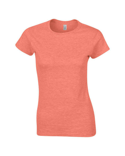 SOFTSTYLE™ LADIES' T-SHIRT in Heather Orange | utt:4b0924debe69