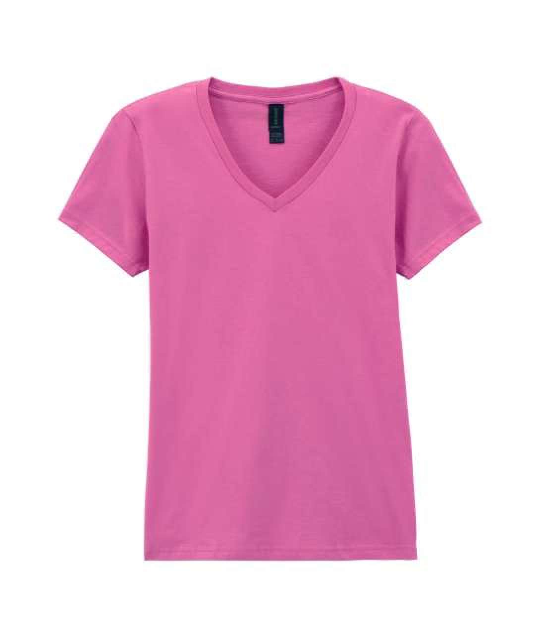 Softstyle™ Ladies' V-Neck T-Shirt in Azalea