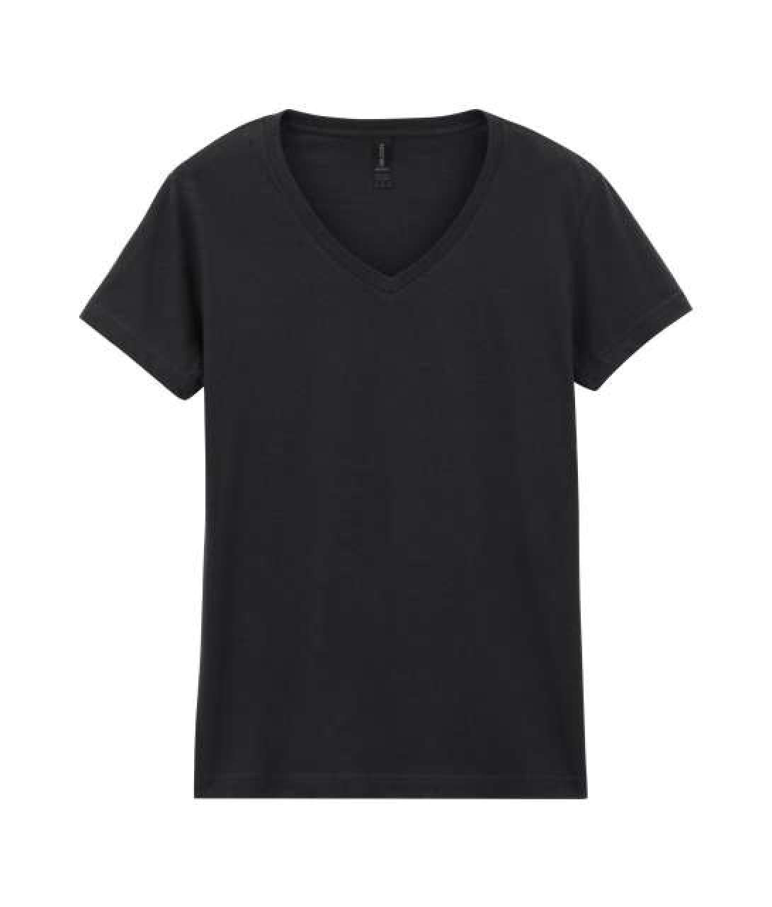 Softstyle™ Ladies' V-Neck T-Shirt in Black