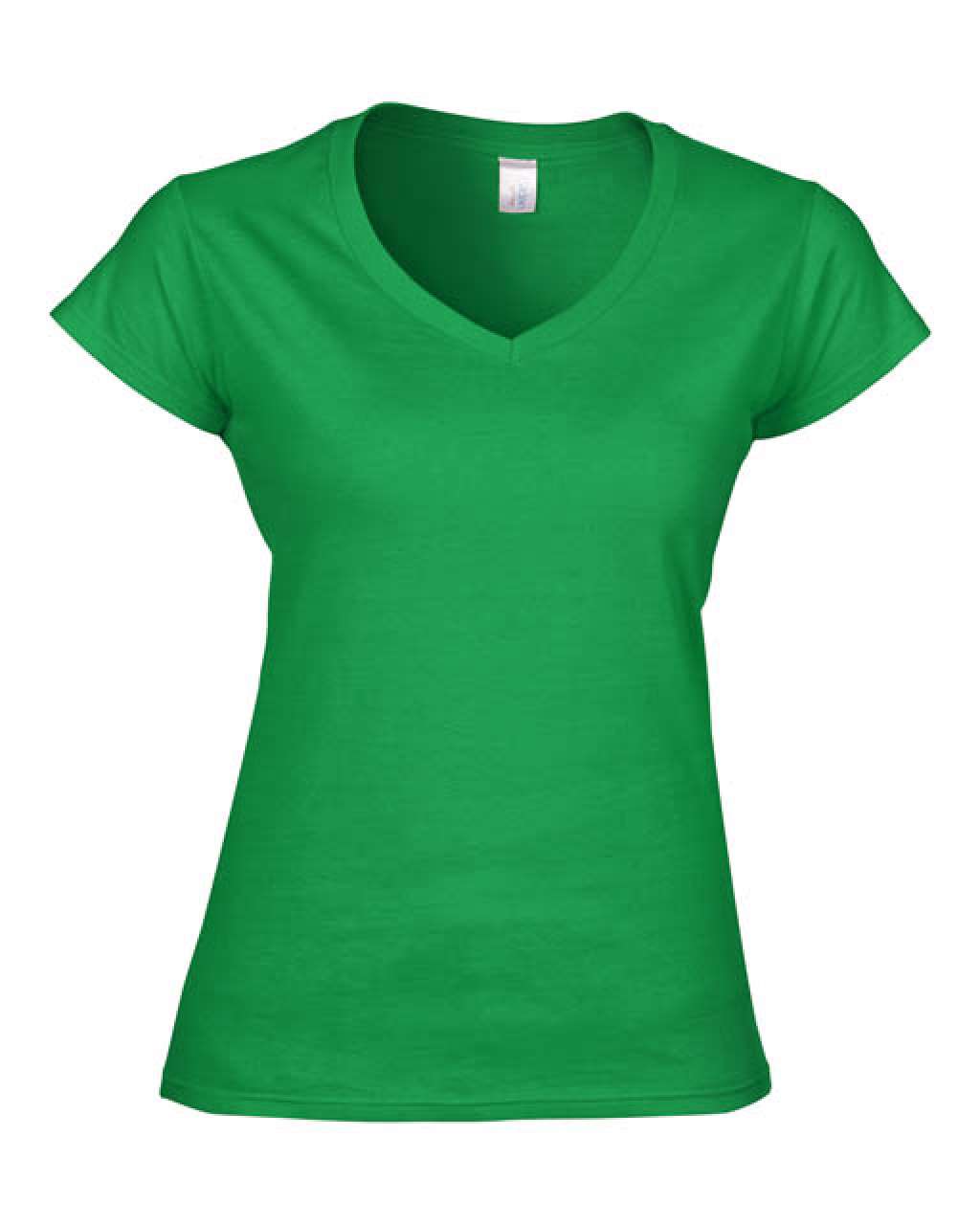 Softstyle™ Ladies' V-Neck T-Shirt in Irish Green