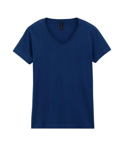 Softstyle™ Ladies' V-Neck T-Shirt in Navy