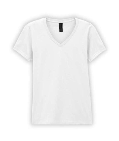 Softstyle™ Ladies' V-Neck T-Shirt in White