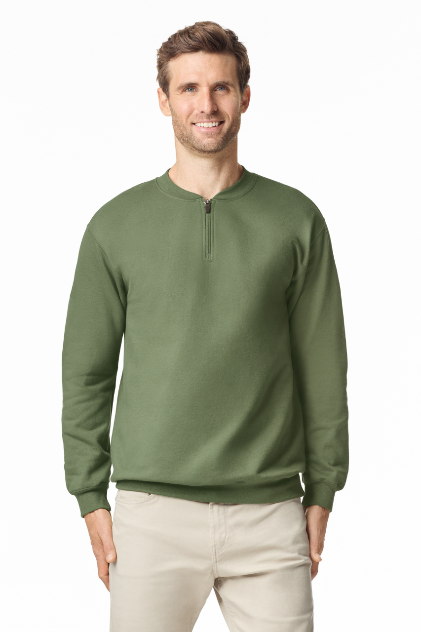Softstyle™ Midweight Adult Fleece 1/4 Zip Sweatshirt - Gildan (2 of 5)