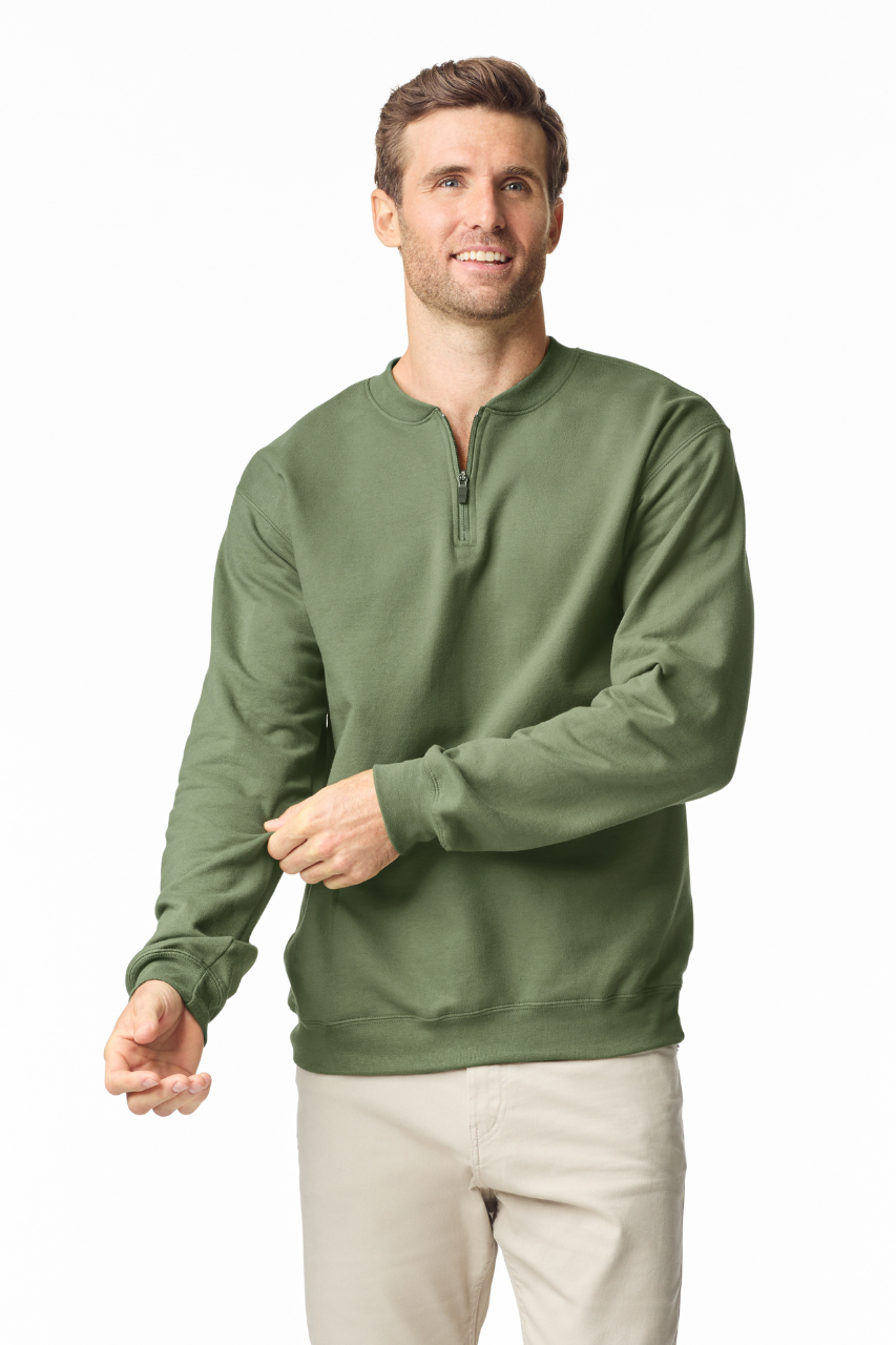 Softstyle™ Midweight Adult Fleece 1/4 Zip Sweatshirt - Gildan (3 of 5)