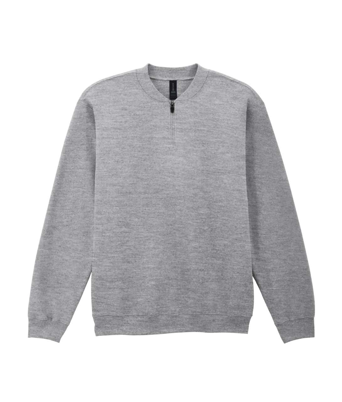 Softstyle™ Midweight Adult Fleece 1/4 Zip Sweatshirt in RS Sport Grey