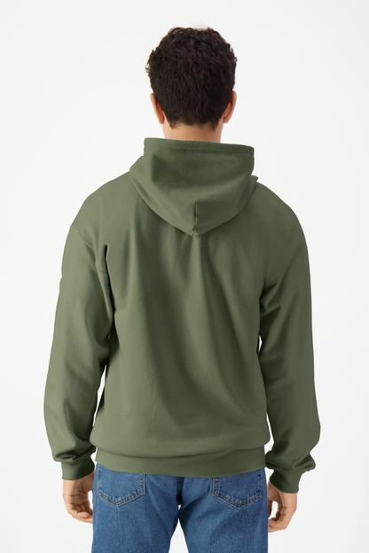 SOFTSTYLE™ MIDWEIGHT FLEECE ADULT FULL ZIP HOODED SWEATSHIRT - Gildan (4 of 5) | utt:457af1ea9c7e