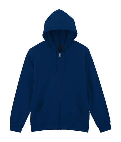 SOFTSTYLE™ MIDWEIGHT FLEECE ADULT FULL ZIP HOODED SWEATSHIRT in Navy | utt:744564bf5178
