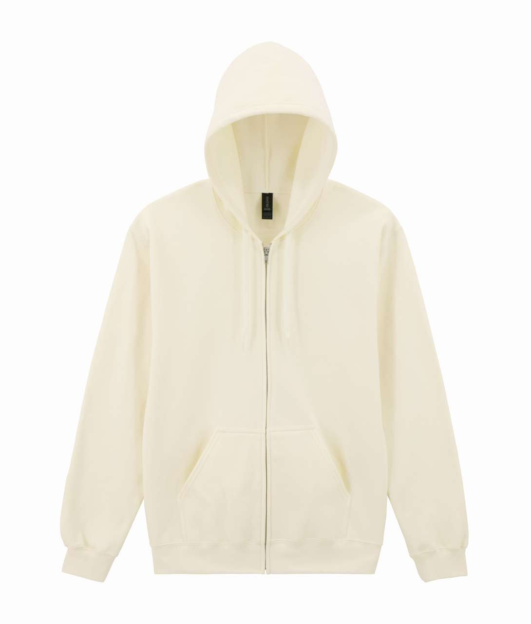 SOFTSTYLE™ MIDWEIGHT FLEECE ADULT FULL ZIP HOODED SWEATSHIRT in Off White | utt:a0175cf346a7