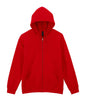 SOFTSTYLE™ MIDWEIGHT FLEECE ADULT FULL ZIP HOODED SWEATSHIRT in Red | utt:8ec9c7844e47