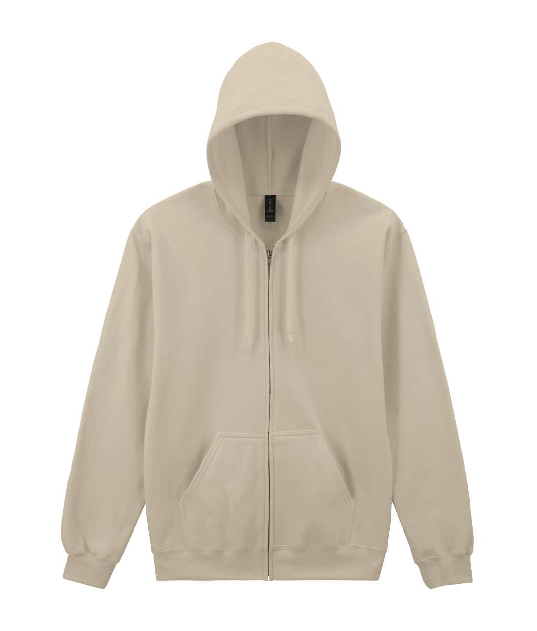 SOFTSTYLE™ MIDWEIGHT FLEECE ADULT FULL ZIP HOODED SWEATSHIRT in Sand | utt:43c237ca9d0e