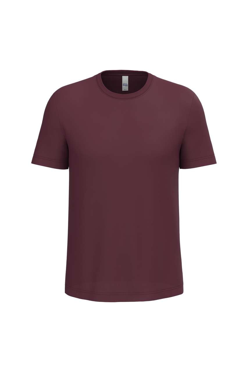 IDEAL150 MEN'S TUBULAR T-SHIRT in Ideal Burgundy | utt:69af63d531ea