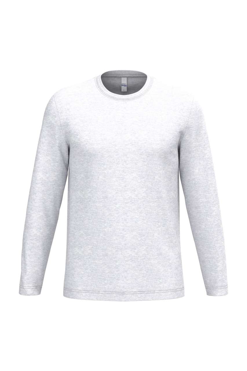 Ideal150 Unisex Lsl Tubular T-Shirt in Ideal Ash Heather