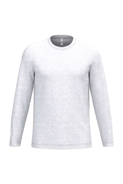 Ideal150 Unisex Lsl Tubular T-Shirt in Ideal Ash Heather