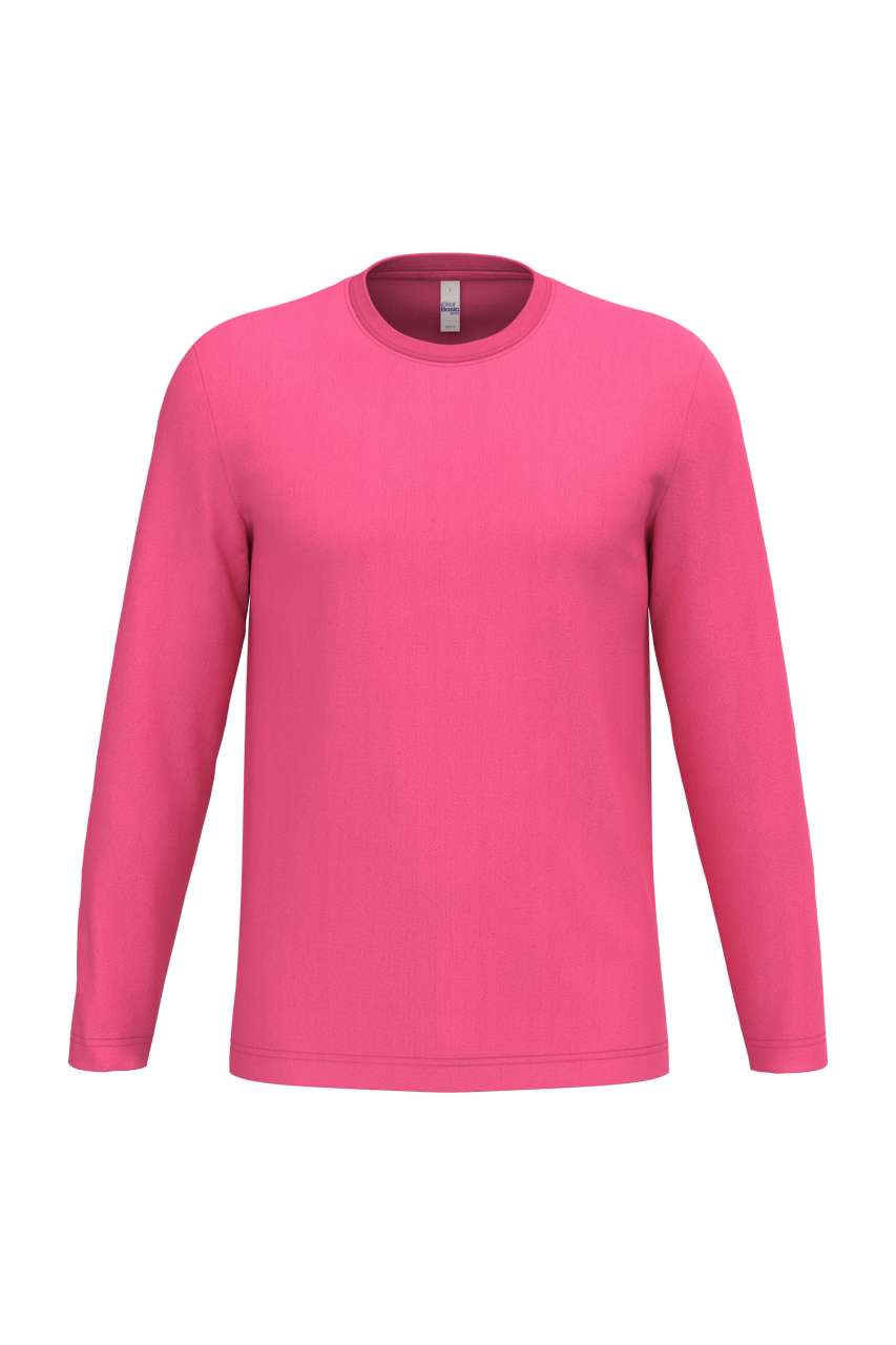 Ideal150 Unisex Lsl Tubular T-Shirt in Ideal Fuchsia