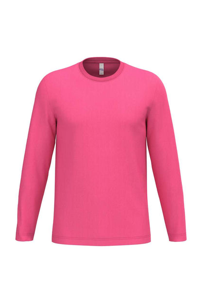 Ideal150 Unisex Lsl Tubular T-Shirt in Ideal Fuchsia