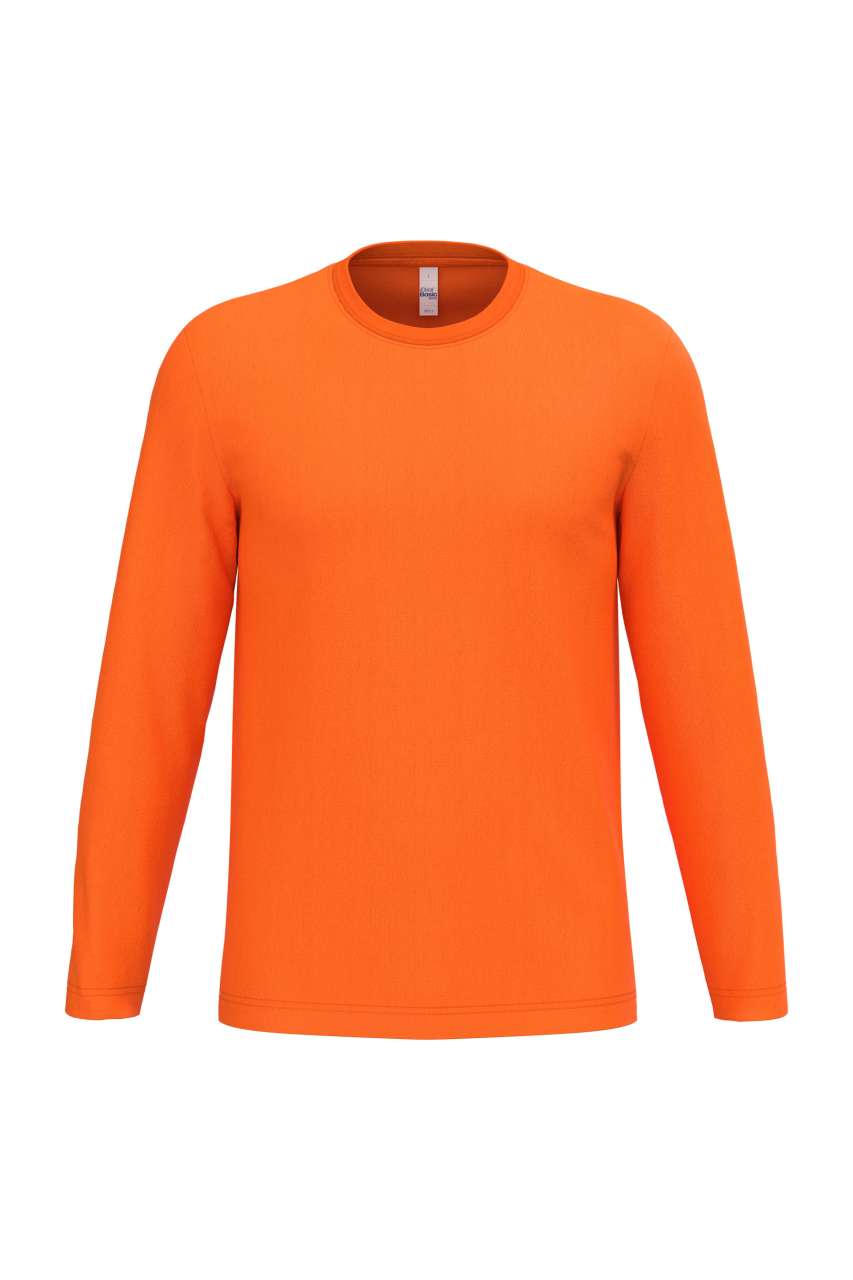 Ideal150 Unisex Lsl Tubular T-Shirt in Ideal Orange