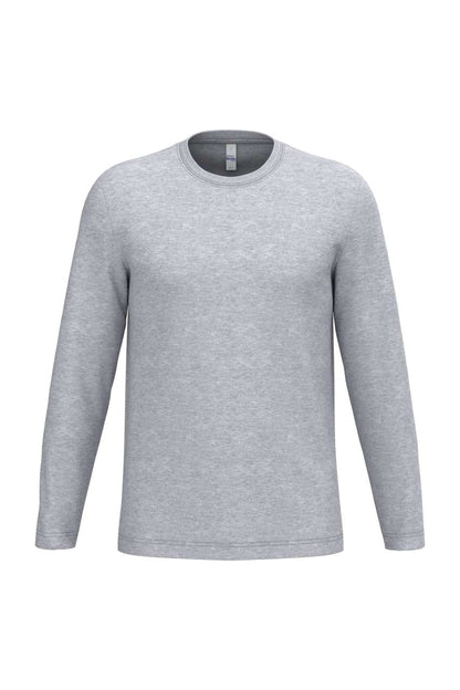 Ideal150 Unisex Lsl Tubular T-Shirt in Ideal Oxford Grey