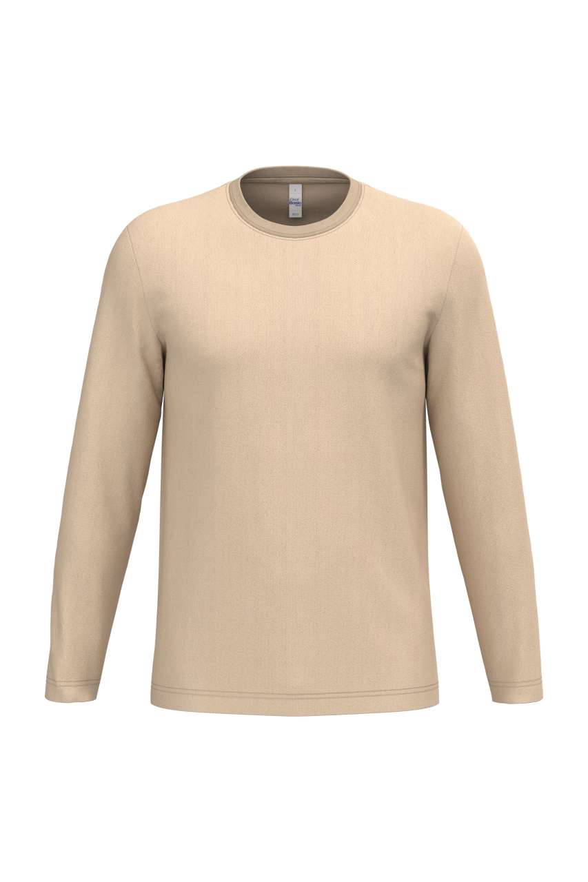 Ideal150 Unisex Lsl Tubular T-Shirt in Ideal Sand