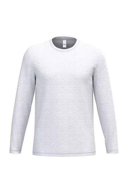 Ideal190 Unisex Lsl Tubular T-Shirt in Ideal Ash Heather
