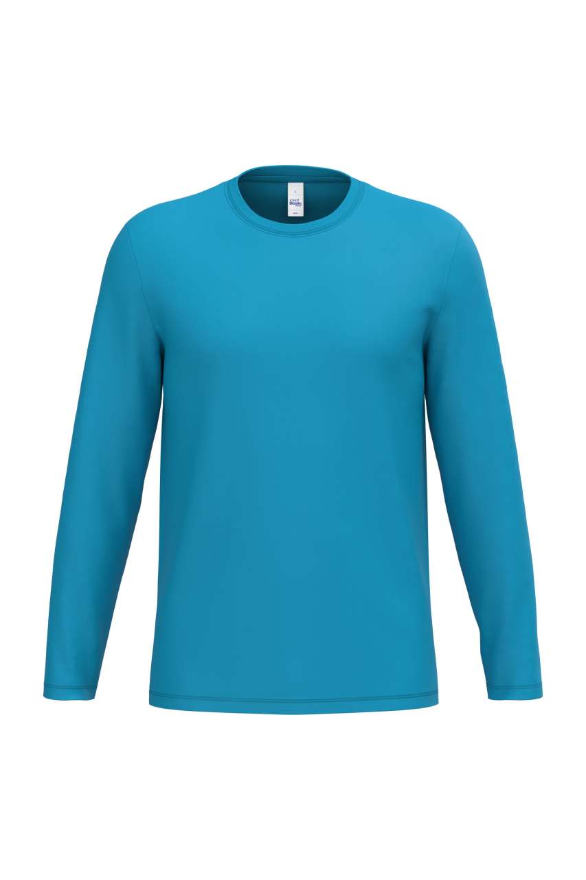 Ideal190 Unisex Lsl Tubular T-Shirt in Ideal Atoll Blue