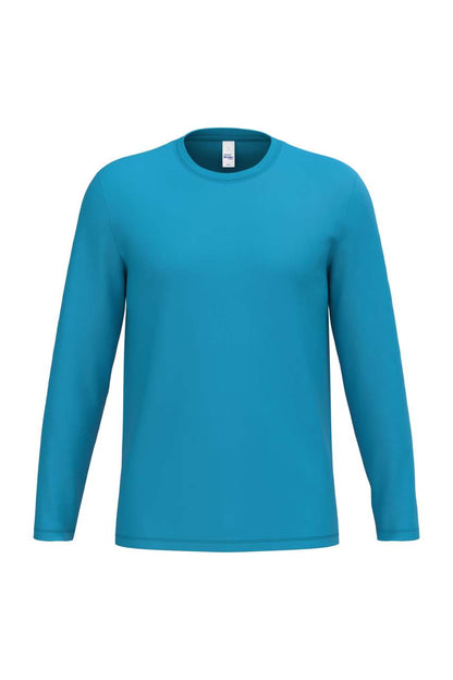 Ideal190 Unisex Lsl Tubular T-Shirt in Ideal Atoll Blue