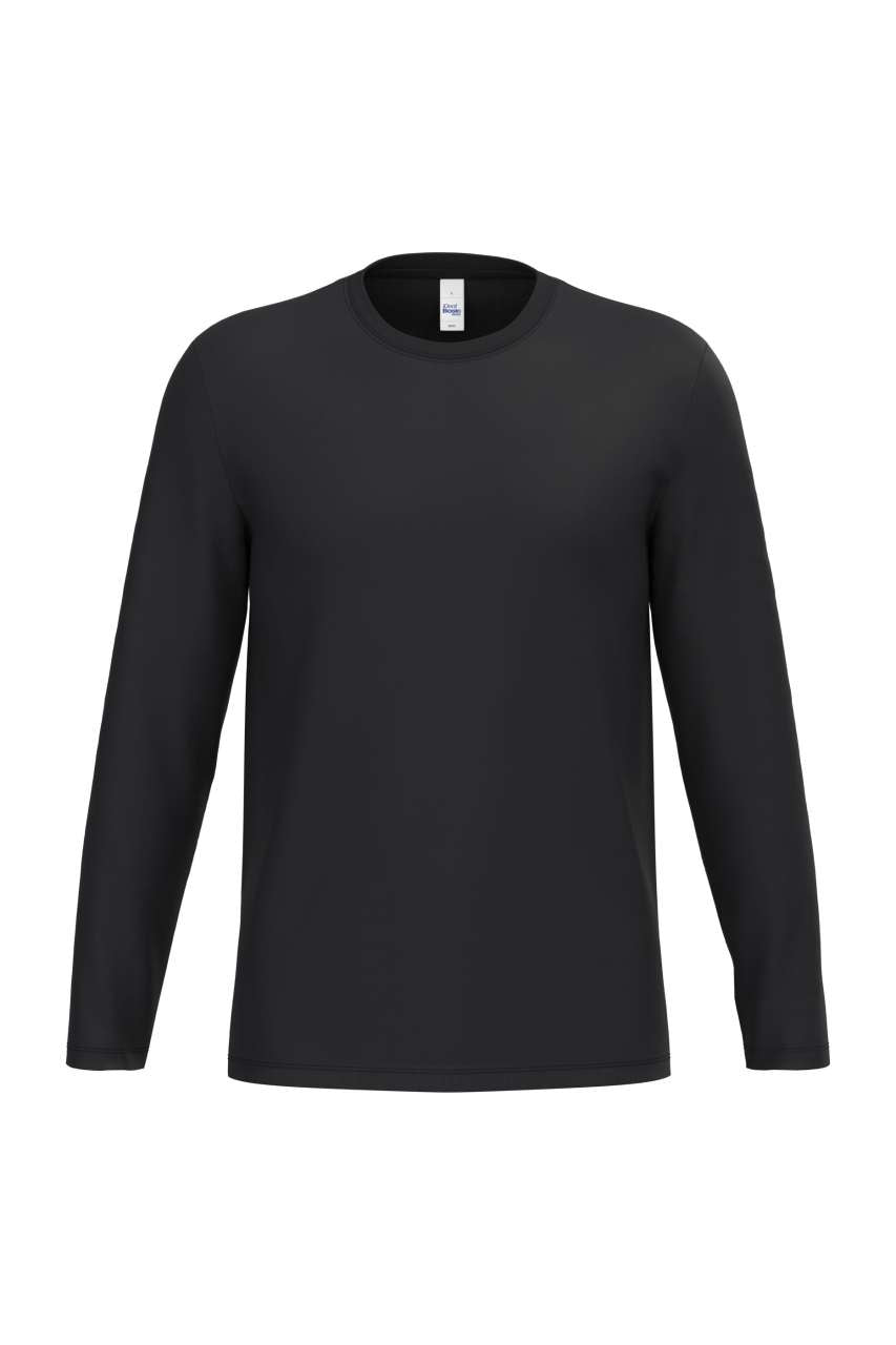 Ideal190 Unisex Lsl Tubular T-Shirt in Ideal Black