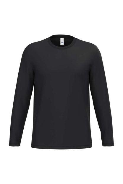 Ideal190 Unisex Lsl Tubular T-Shirt in Ideal Black