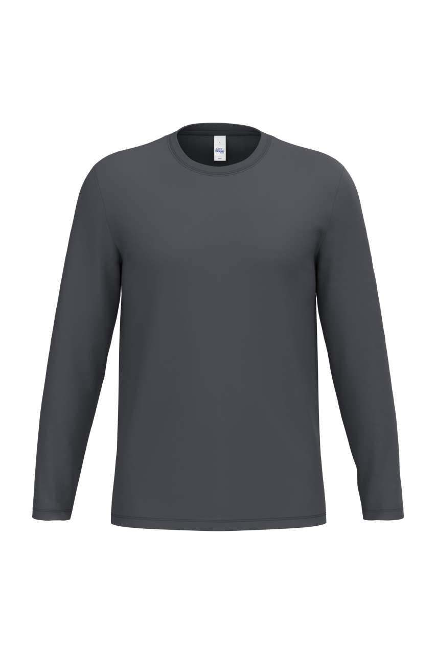 Ideal190 Unisex Lsl Tubular T-Shirt in Ideal Dark Grey