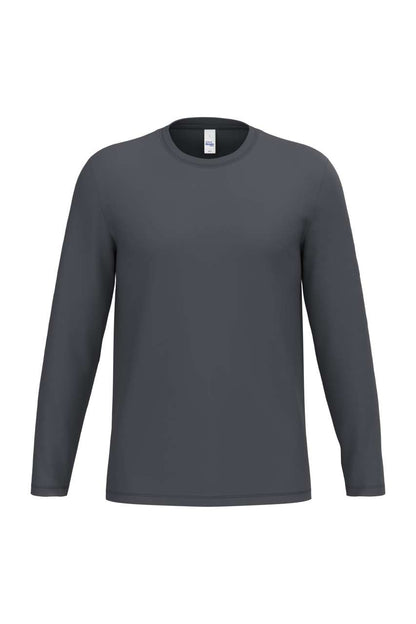 Ideal190 Unisex Lsl Tubular T-Shirt in Ideal Dark Grey