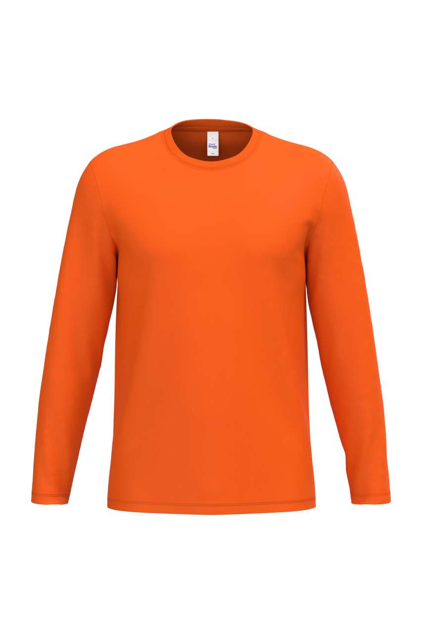 Ideal190 Unisex Lsl Tubular T-Shirt in Ideal Orange