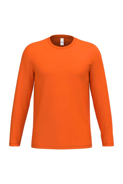 Ideal190 Unisex Lsl Tubular T-Shirt in Ideal Orange