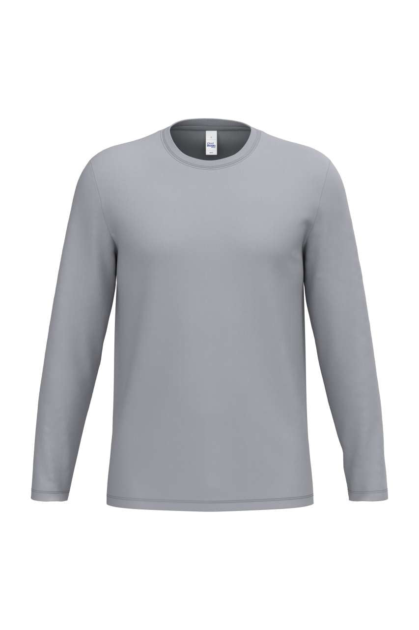 Ideal190 Unisex Lsl Tubular T-Shirt in Ideal Oxford Grey