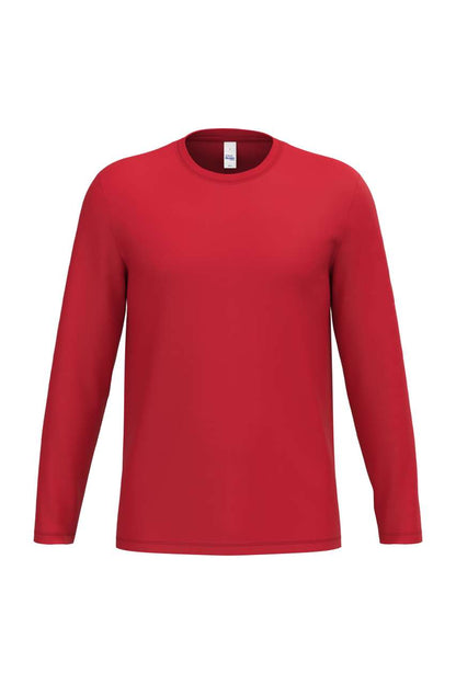 Ideal190 Unisex Lsl Tubular T-Shirt in Ideal Red