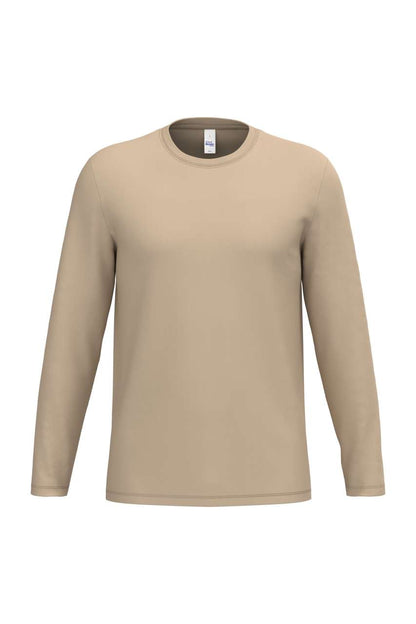Ideal190 Unisex Lsl Tubular T-Shirt in Ideal Sand