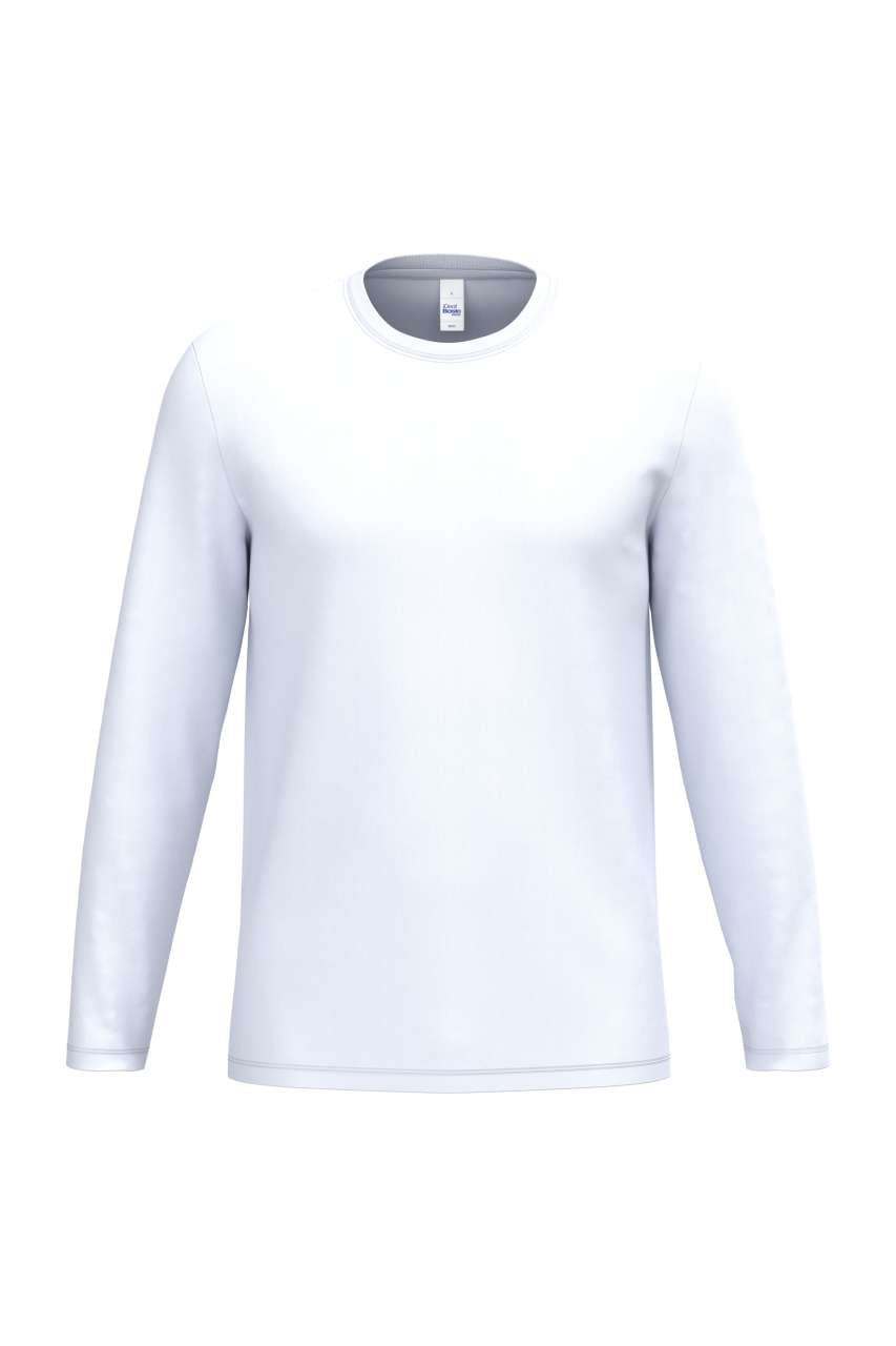 Ideal190 Unisex Lsl Tubular T-Shirt in Ideal White