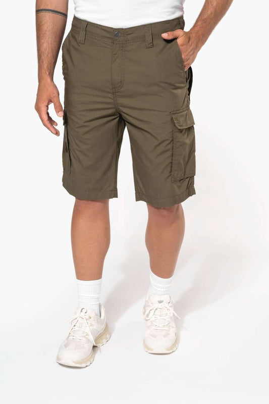 Men's Lightweight Multipocket Bermuda Shorts - Kariban (1 of 9)