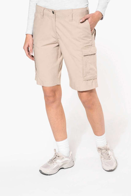 Ladies' Lightweight Multipocket Bermuda Shorts - Kariban (1 of 9)