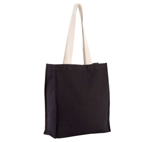 TOTE BAG WITH GUSSET in Black | utt:2f119d4c1cc8